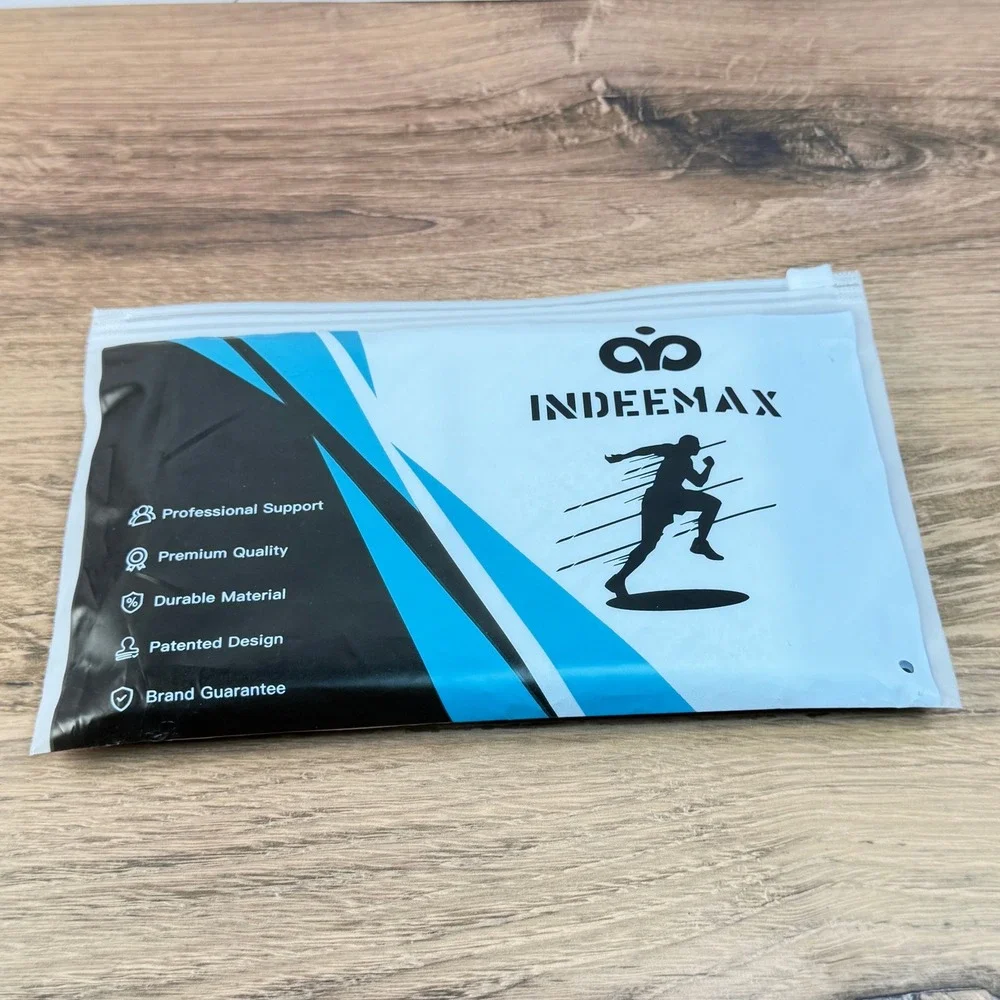 INDEEMAX Wrist Sweatbands Grey One Pair Volleyball Gym Working Out New